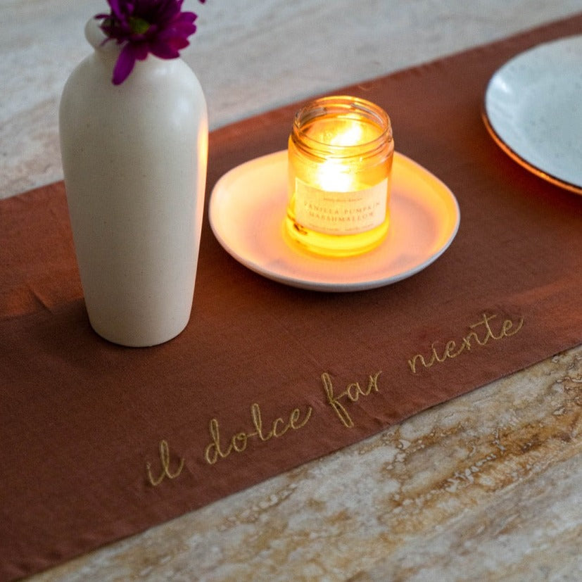 Table Runner: Il Dolce Far Niente