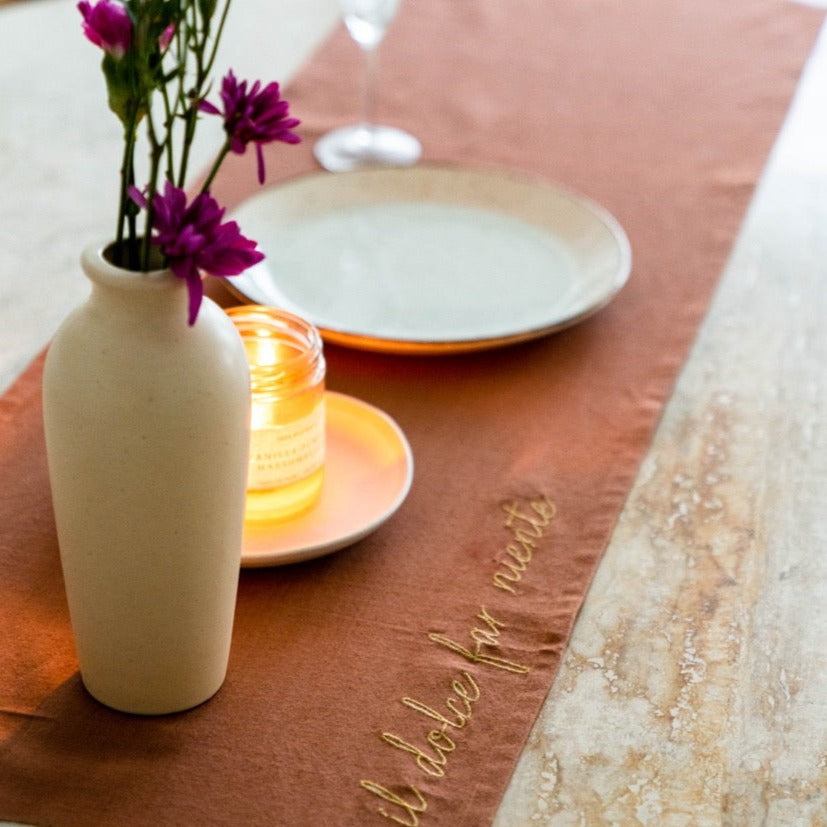 Table Runner: Il Dolce Far Niente