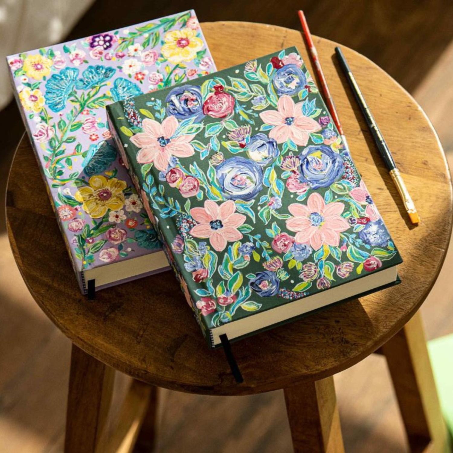 Hand-painted Floral Journal by 16 Empress Road